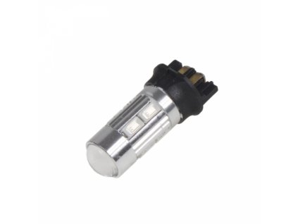 LED žárovka s paticí PW24W 8 x 5630SMD + 3W CREE 12V oranžová