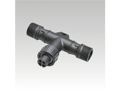 168139 4 polovy rozbocovaci t konektor rgb ip67