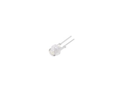 LED 4,8mm zelená 12000÷14400mcd 33÷38lm 140° Čelo: vypouklé