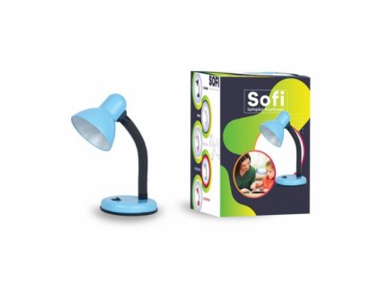 INQ Kancelářská stolní lampa SOFI FN007 modrá