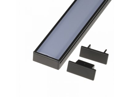 196941 koncovka profilu n8c cerna n8c cerna koncovka plna