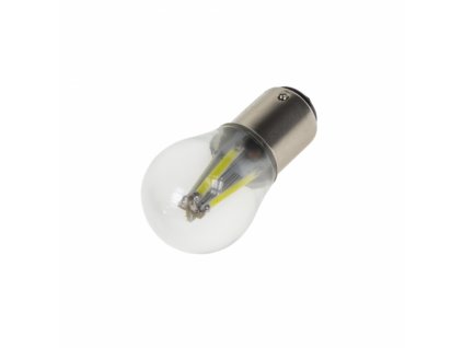 LED BAY15d bílá, 12-24V, 4x COB LED