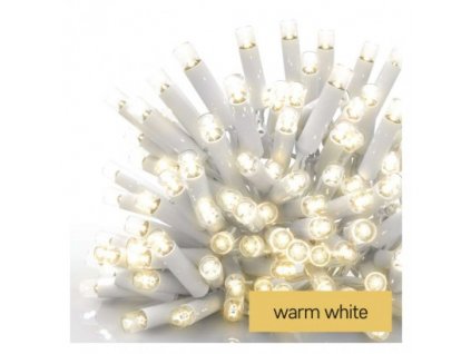 Profi LED spojovací řetěz bílý, 5 m, venkovní i vnitřní, teplá bílá, časovač