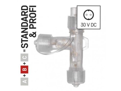 201583 rozbocovac t pro spojovaci retezy standard transparentni venkovni i vnitrni