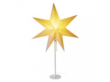 LED hvězda papírová se stojánkem, 45 cm, vnitřní