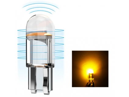 202484 led zarovka t10 12v mini oranzova w5w