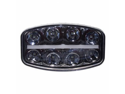 195165 led svetlo s pozicnim svetlem ovalne 8x8w 210x140mm ece r7 r10 r112