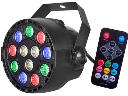 Disco LED DJ světlo RGB12x1W DMX512