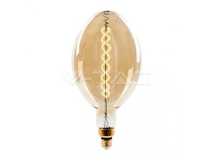 Led žárovka/LED žárovka E27/Led žárovka filament LED Bulb - 8W Double Filament E27 BF180 Amber Dimmable 2000K, VT-2168D