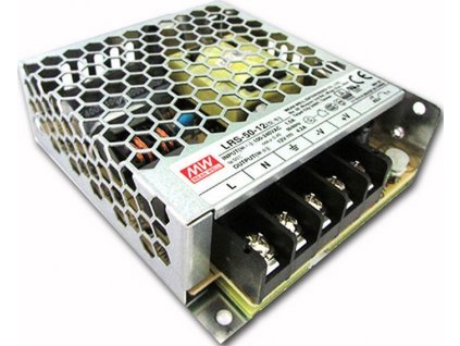 203385 prumyslovy zdroj mean well lrs 50 12 12v 50w spinany