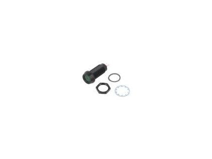 Kontrolka: LED plochá zelená 5÷6VDC Ø12,7mm IP67 ØLED: 10mm