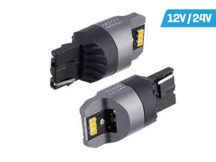 2ks LED 12V/24V WY21W oranžová  CANBUS