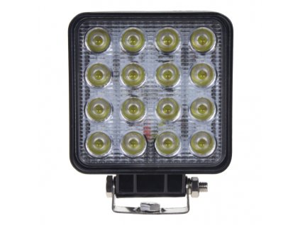 216167 led svetlo hranate bile oranzovy predator 16x3w 107x107x60mm ece r10