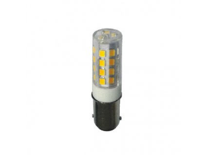 217106 smd led zarovka mini tubular 4w 220v ba15d 3000k 350lm 360
