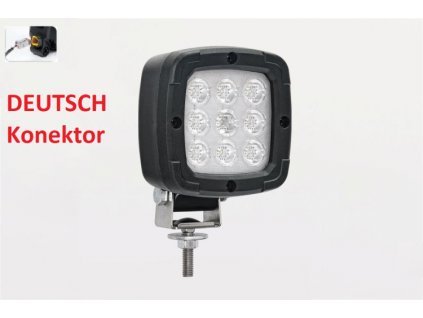 Světlomet LED 15W pracovní FT-036 1800lm 12-55V deutsch konektor