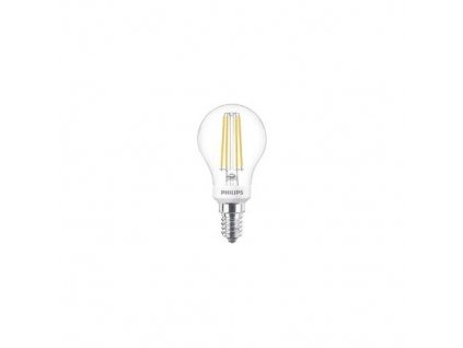 217421 philips led lustre filam p45 5w 40w e14 2700k 470lm dim 15y bl