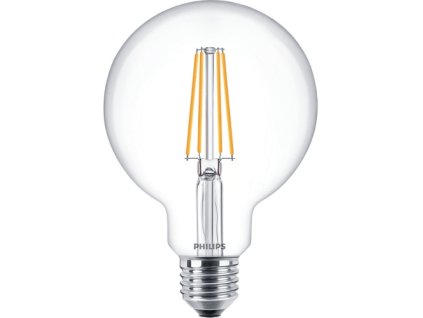 217423 philips led globe filam g93 7w 60w e27 2700k 806lm nondim 15y