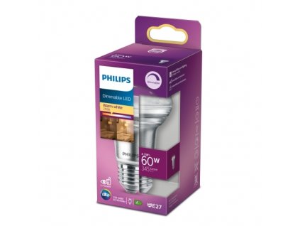 217467 philips led cla 60w r63 e27 ww 36d rf d srt4