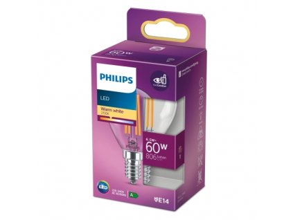 Philips LED classic 60W E14 WW P45 CL ND RFSRT4