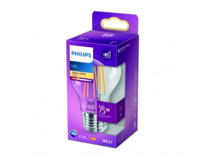 217526 philips led classic 75w e27 ww a60 cl nd rfsrt4