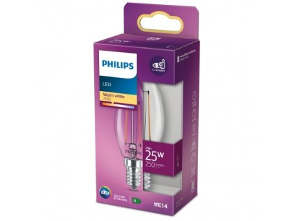 217531 philips led classic 25w b35 e14 ww cl nd rfsrt4