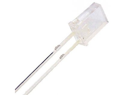 158374 led 2x5x7mm cervena cira