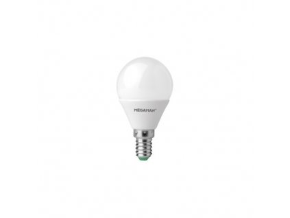 217896 megaman led lustre p45 4 9w 40w e14 4000k 470lm nondim 15y opal
