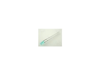 989 led 3mm modra 20 50mcd 60 celo vypoukle