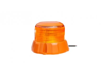 Robustní oranžový LED maják, oranž.hliník, 48W, ECE R65