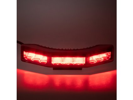 PROFI výstražné LED světlo vnější, červené, 12-24V, ECE R65