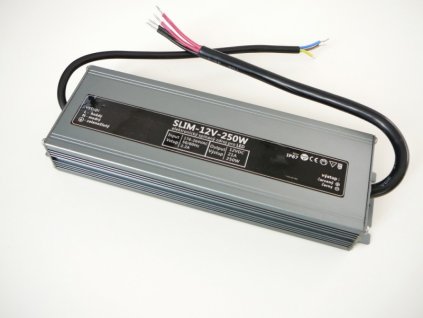 125866 led zdroj 12v 250w slim 12v 250w