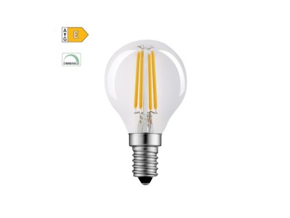 222163 led filament mini globe zarovka cira p45 5w 230v e14 2700k 680lm 360