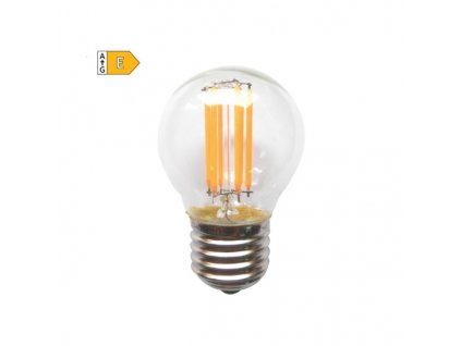 LED Mini Globe Filament žárovka čirá P45 7W/230V/E27/2700K/880Lm/360°