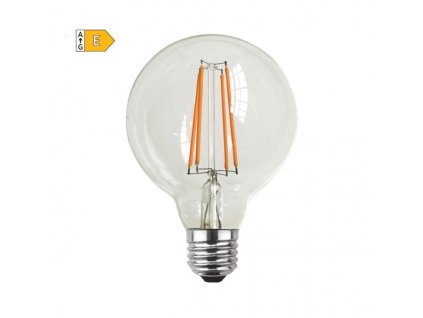 LED Globe Filament žárovka čirá G95 12W/230V/E27/2700K/1540Lm/360°