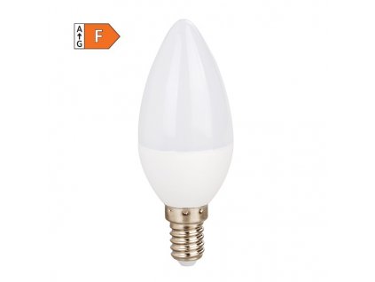 SMD LED žárovka matná Candle C37 8W/230V/E14/6000K/750Lm/200°