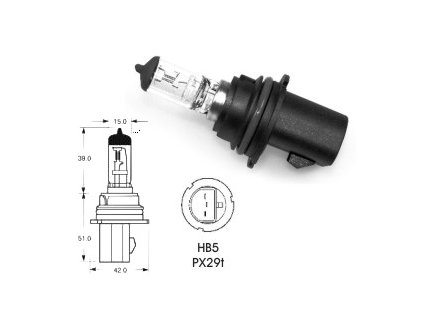 12V HB5 65-55W PX29t, Elta