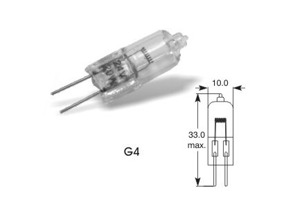 24V 20W G4 celosklo, Elta