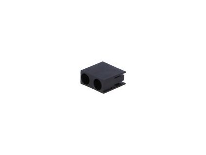 82395 objimka diody led 3mm polyamid uhlova cerna ul94v 2 h 9 6mm
