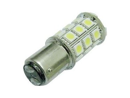 789 zarovka led bay15d 12v bila brzdova obrysova 27xsmd5050