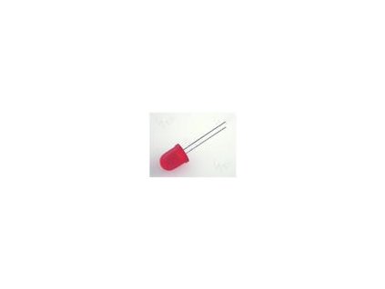 809 led 10mm cervena 40150mcd 60 celo vypoukle