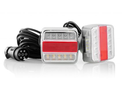 207121 4 funkcni zadni led svetla set 2ks s mag uchytem a 7p zastrckou