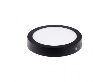 222826 bpl12 led panel 12w prisazeny cerny kulaty denni bila