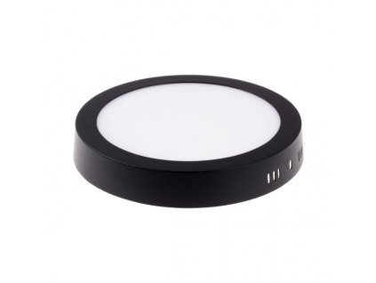 222832 bpl24 led panel 24w prisazeny cerny kulaty denni bila