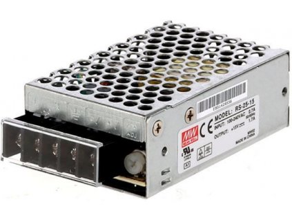 223118 prumyslovy zdroj mean well rs 25 15 15v 25w spinany