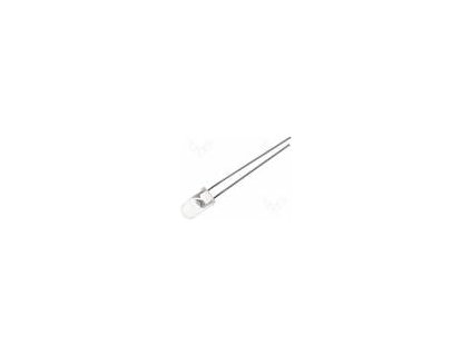 LED 5mm žlutá 1800-3800mcd 24° Rozteč: 2,54mm