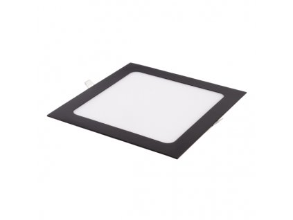 BSN18 LED panel 18W černý čtverec - Teplá bílá