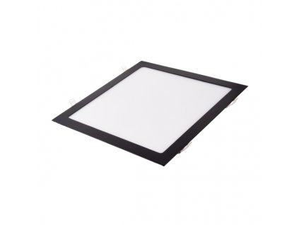 BSN24 LED panel 24W černý čtverec - Studená bílá