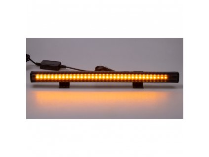 Gumové výstražné LED světlo vnější, oranžové, 12/24V, 340mm