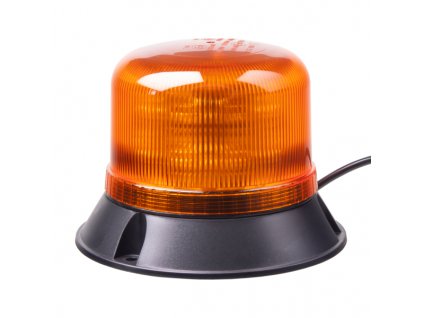 LED maják, 12-24V, 16x5W LED oranžový, pevná montáž, ECE R65