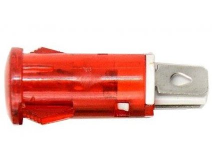 Kontrolka 230V s doutnavkou červená MDX-11A, průměr 10mm